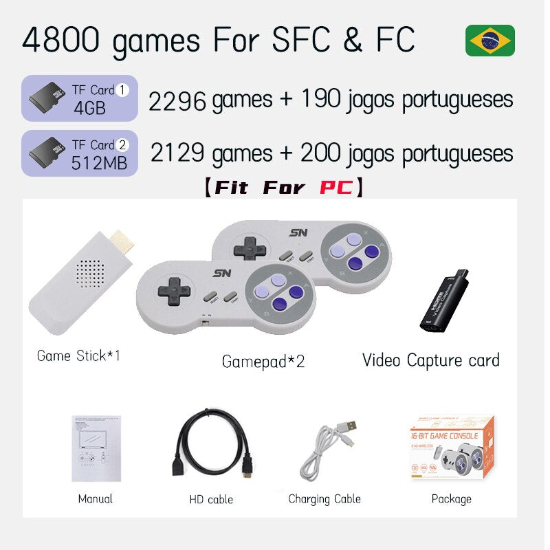 Mini suporte para o console de jogos de dois jogadores 200 jogos clássicos  usb wired controller